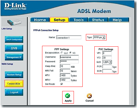 Dlink Router Setup