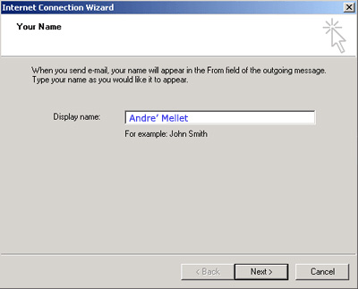 email setup for outlook express